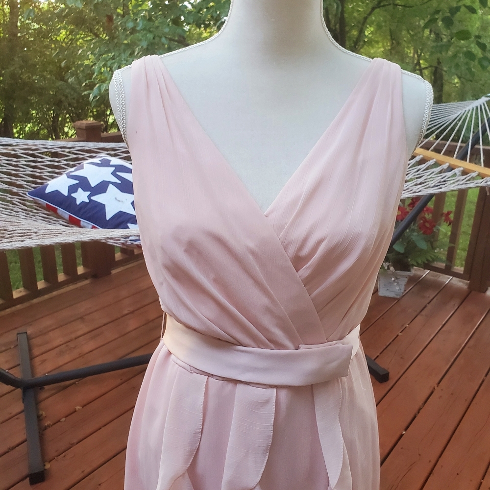 White by Vera Wang Chiffon Dress - Picture 3 of 8